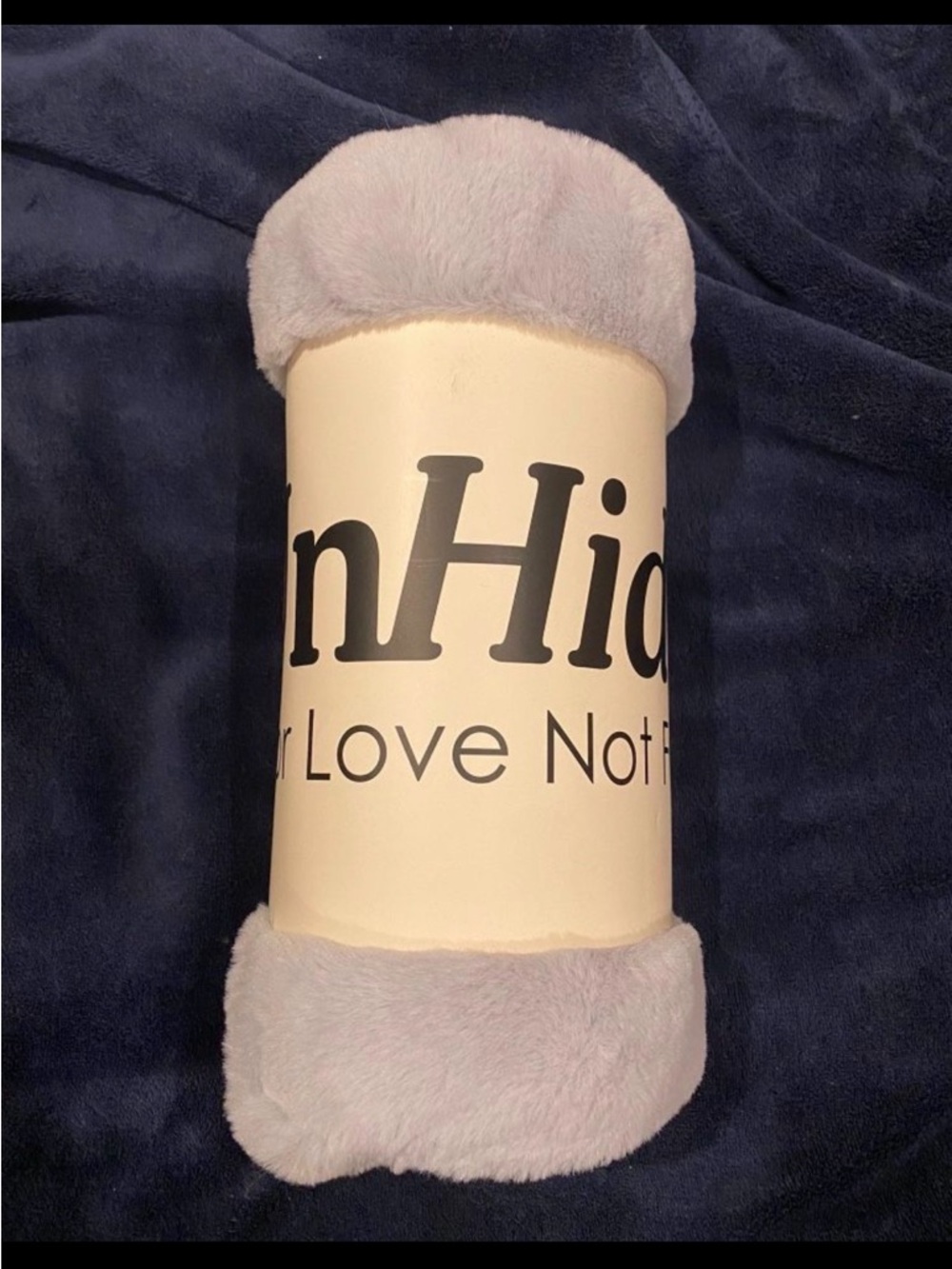UnHide For Love Not Fur 50 x 60 inch Lil' Marshmallow Blanket